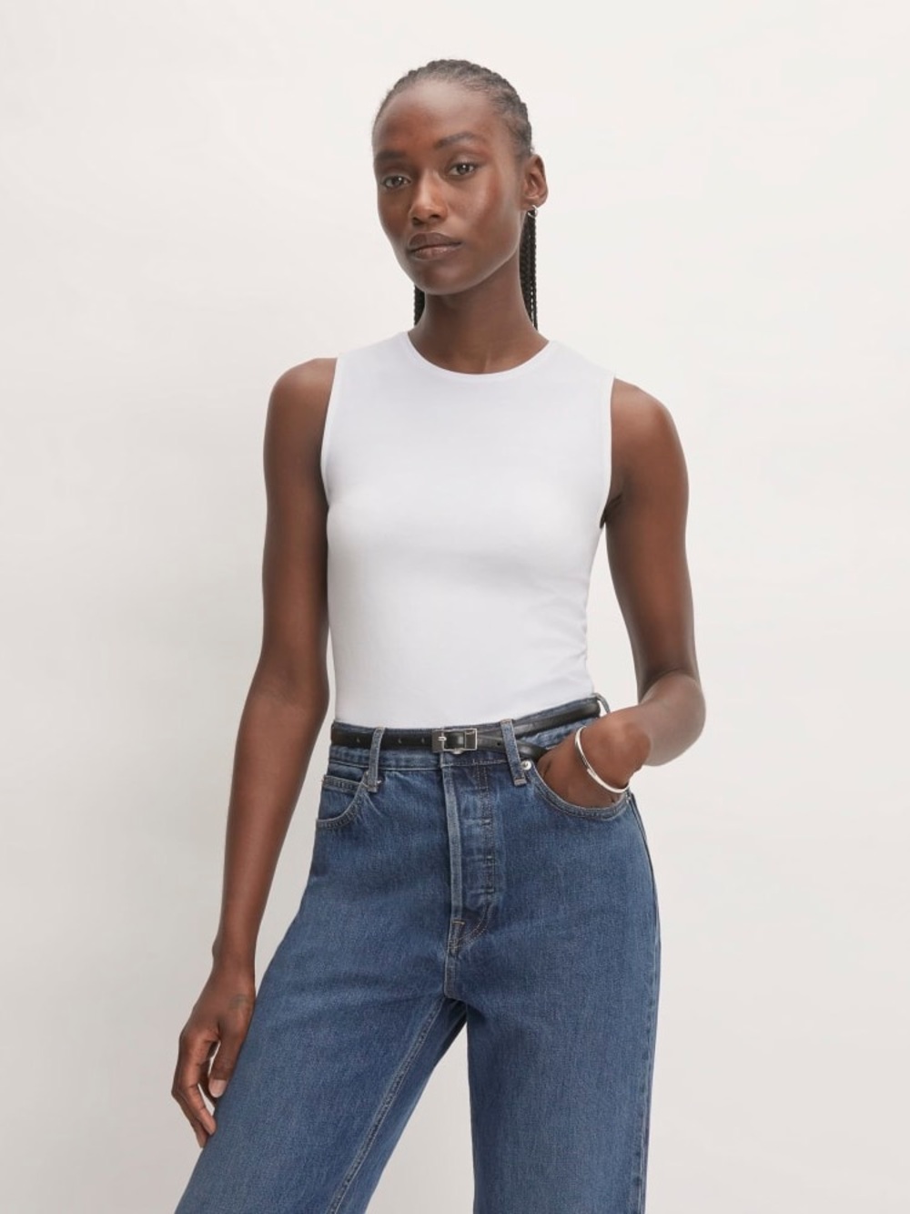 Everlane the Supima form cotton tank top